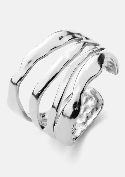 Bague Wave - Plaquée argent
