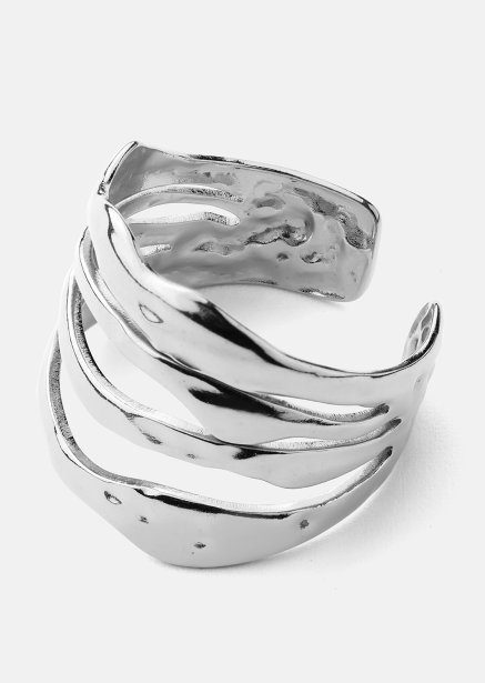 Bague Wave - Plaquée argent