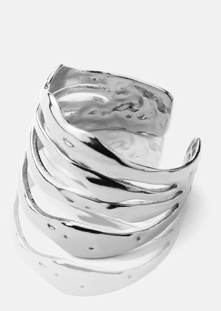 Bague Wave - Plaquée argent