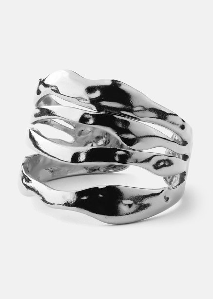 Bague Wave - Plaquée argent