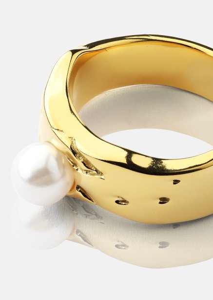Bague Pearl Serenity - 18k Plaquée or
