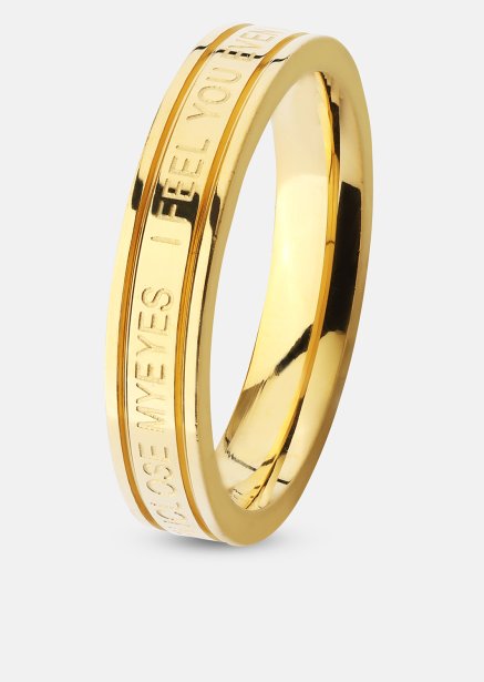 Bague Plain Link - 18k Plaquée or