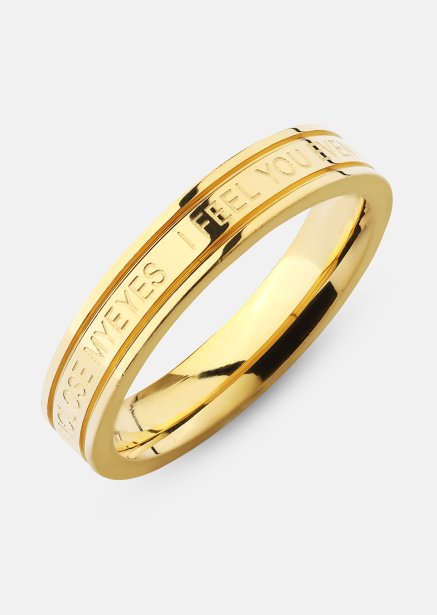 Bague Plain Link - 18k Plaquée or