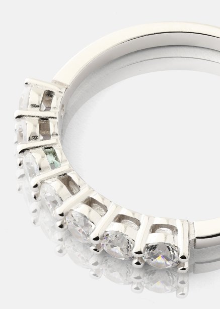 Bague Link Eternal - Plaquée argent