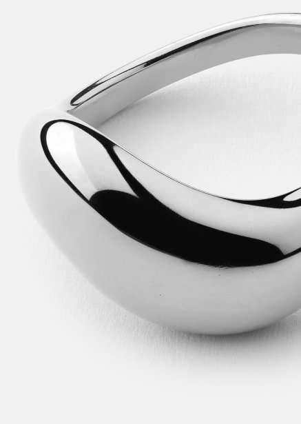 Bague Soft Curve - Plaquée argent