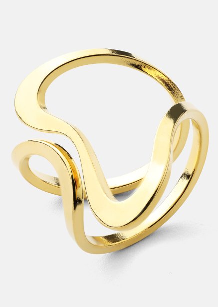 Bague Infinity Flow - 18k Plaquée or