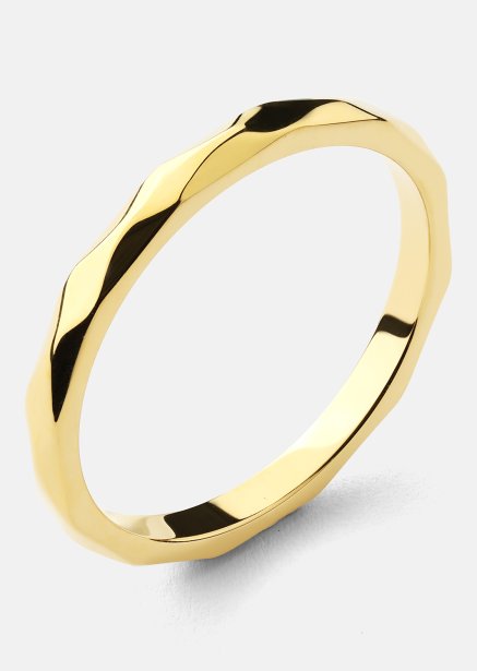 Bague Facet Gleam - 18k Plaquée or