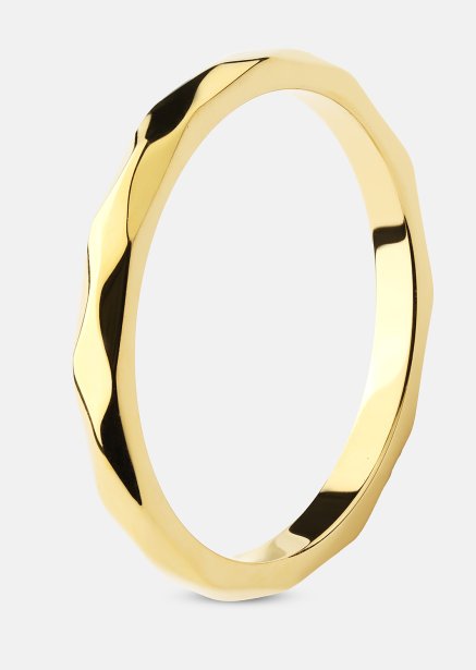 Bague Facet Gleam - 18k Plaquée or