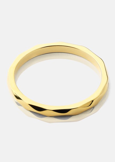 Bague Facet Gleam - 18k Plaquée or