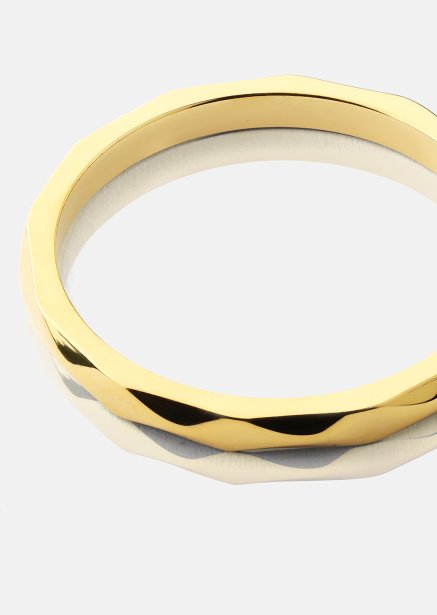 Bague Facet Gleam - 18k Plaquée or