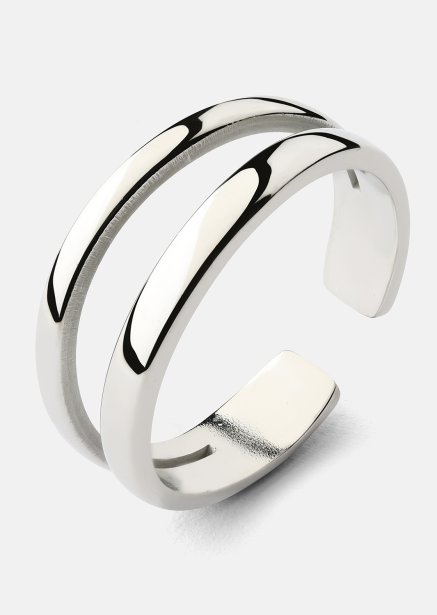 Apertura Bague - Plaquée argent