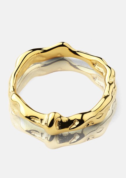 Ondula Bague - 18k Plaquée or