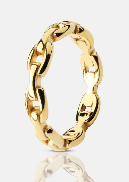 Bague Bold Chain - 18K Plaquée or