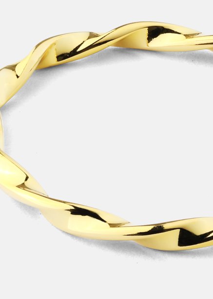 Bague Twist Whisper - 18k Plaquée or