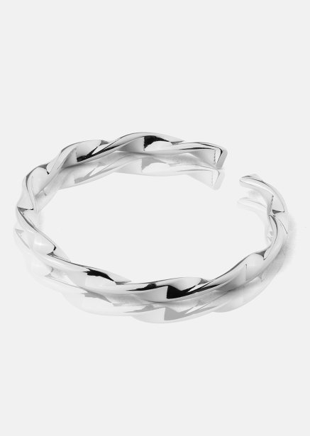 Bague Twist Whisper - Plaquée argent