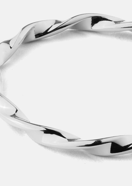 Bague Twist Whisper - Plaquée argent