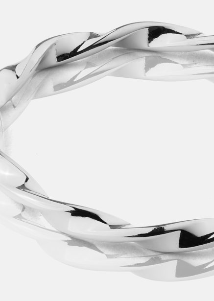 Bague Twist Whisper - Plaquée argent