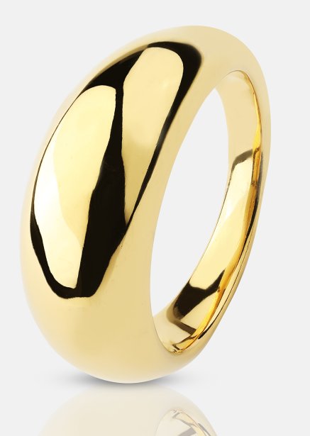 Bague Dome - 18k Plaquée or