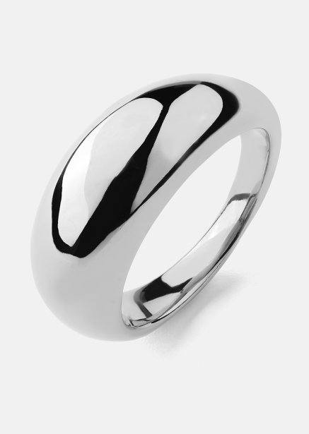 Bague Dome - Plaquée argent