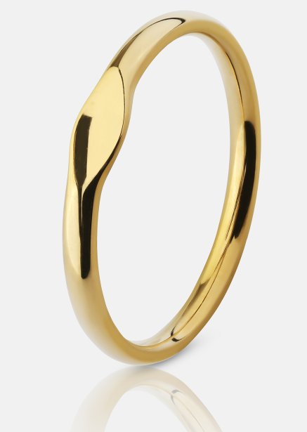 Initial Bague – 18k Plaquée or