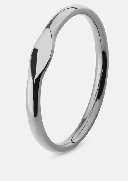 Initial Bague – Plaquée argent