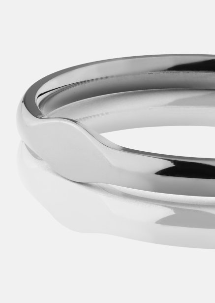 Initial Bague – Plaquée argent