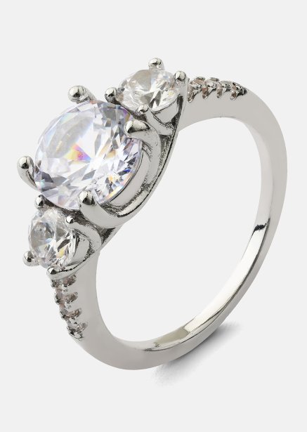 Bague Trinity - Plaquée argent