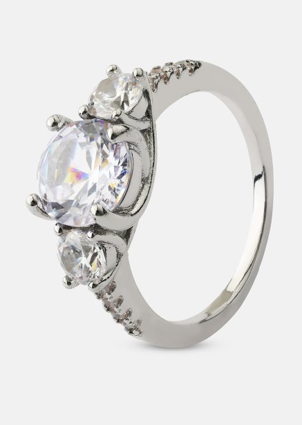 Bague Trinity - Plaquée argent