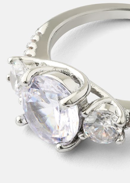 Bague Trinity - Plaquée argent