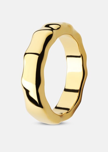 Bague Sculpted Flow - 18k Plaquée or