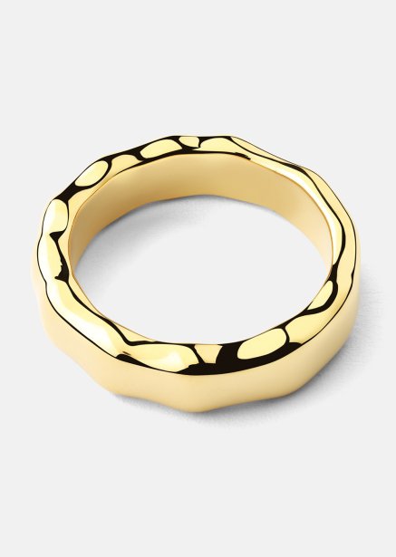 Bague Sculpted Flow - 18k Plaquée or