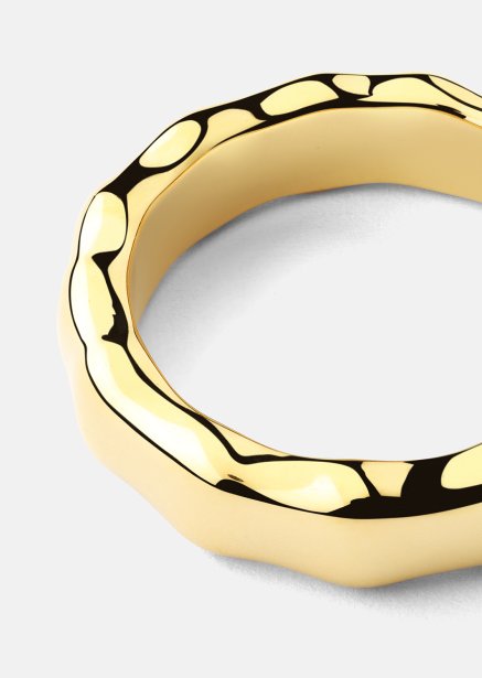 Bague Sculpted Flow - 18k Plaquée or