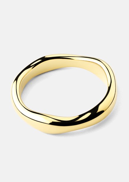 Bague Flow Bague Thin - 18k Plaquée or
