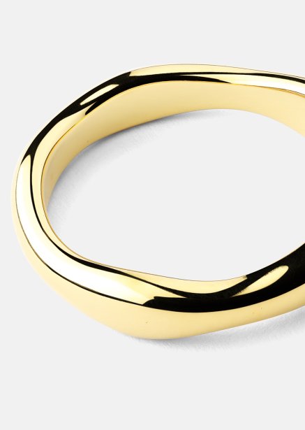 Bague Flow Bague Thin - 18k Plaquée or