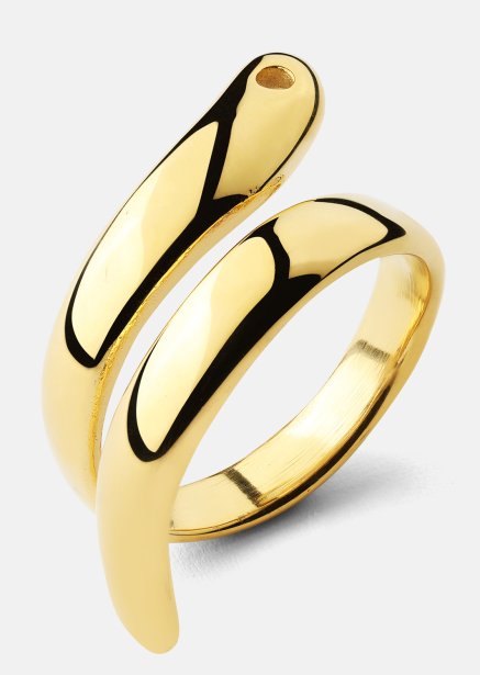 Bague Wave - 18k Plaquée or
