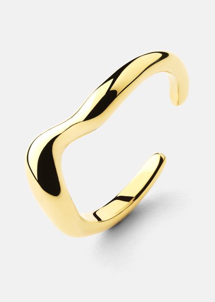 Bague Flow - Plaqué or 18k