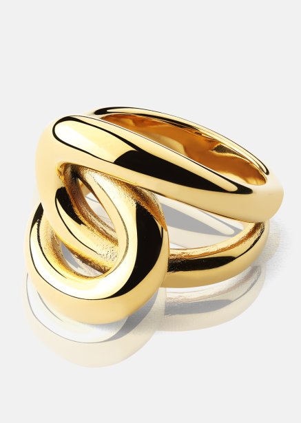 Bague Infinity Knot - 18k Plaquée or