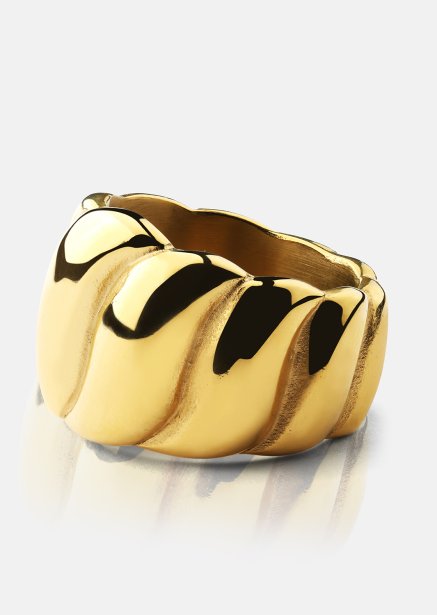 Bague Bold Wave - 18K Plaquée or