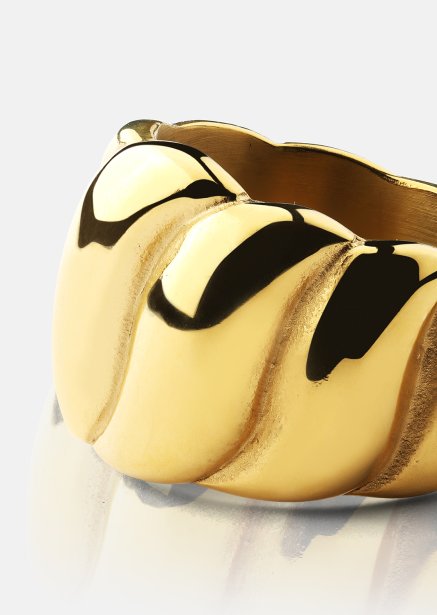 Bague Bold Wave - 18K Plaquée or