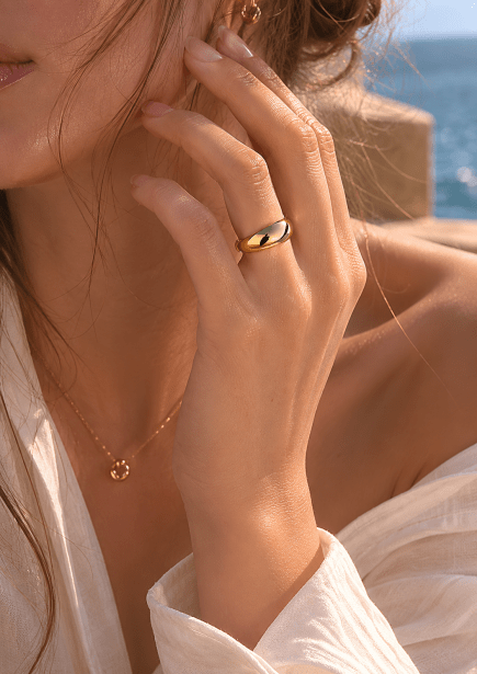 Bague Harmonia - Plaqué or 18k