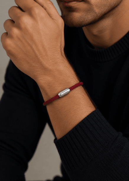 Bracelet cordon Crimson Nobility
