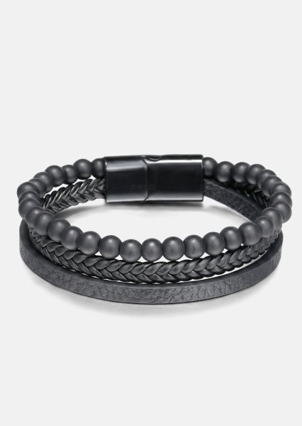 Bracelet en cuir Raven Forge