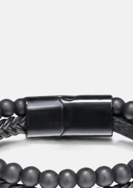 Bracelet en cuir Raven Forge