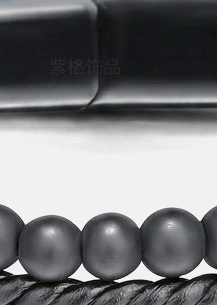 Bracelet en cuir Raven Forge