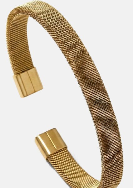 Bracelet Valor Mesh - 18k Plaqué or
