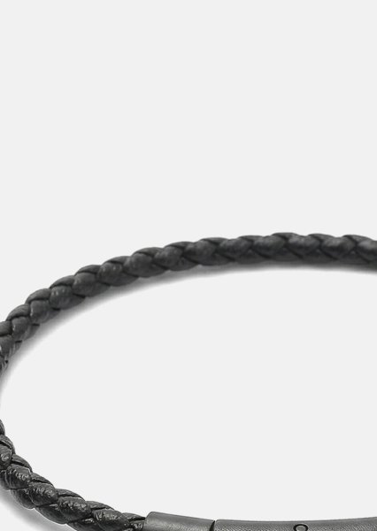 Bracelet en cuir Obsidian Loop