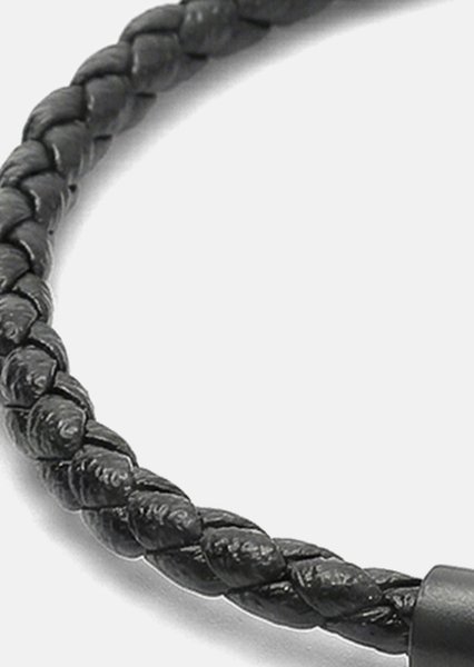 Bracelet en cuir Obsidian Loop