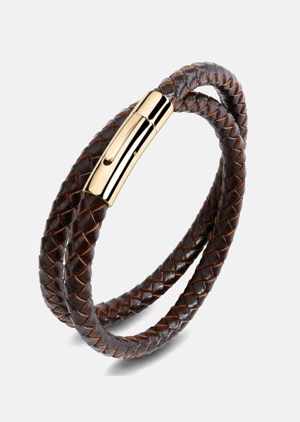 Bracelet en cuir Virtue Weave