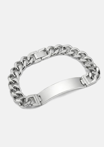 Bracelet Titan Shield - Plaqué argent