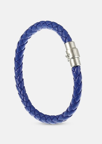 Bracelet en cuir Azure Forge